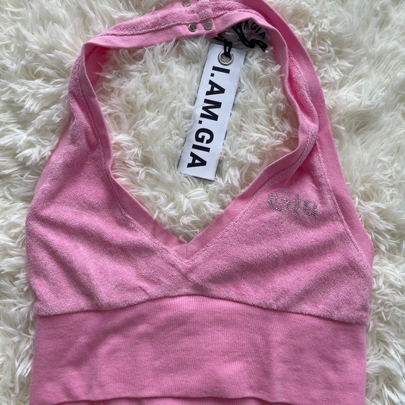 I.AM.GIA Tops - IAMGIA Y2K COLETE PINK TOP WITH TAG